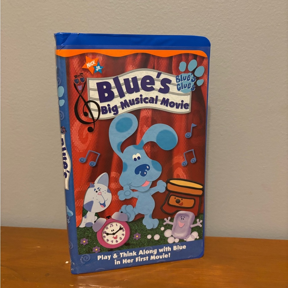 Nickelodeon 2000 Blue's Big Musical Movie VHS 📼 Tested